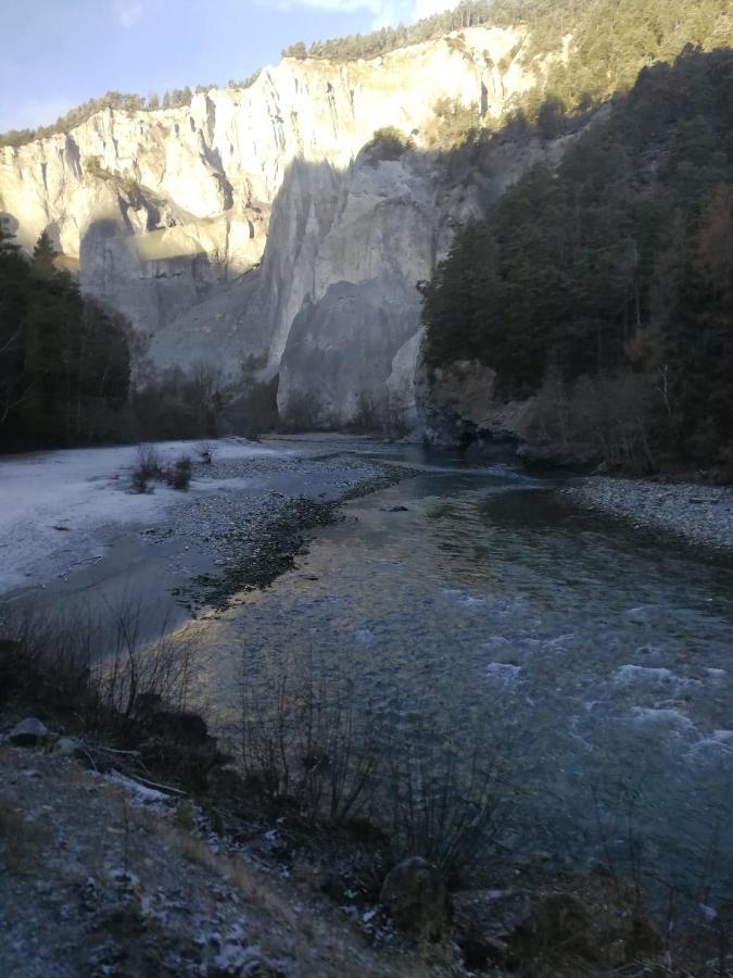 Casa Steilalva - Grosszuegiges Chalet Fuer Erholsamen Familienurlaub Surrein Exteriör bild